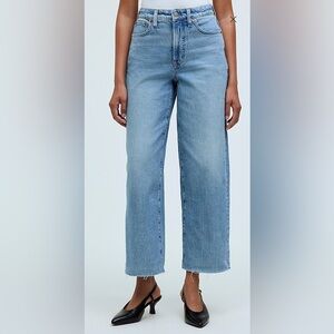 Madewell The Curvy Perfect Vintage Wide-Leg Crop Jean
